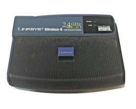 Cisco Linksys Wireless-G USB 2.4 GHz Wireless Network Adapter WUSB54G 80... - $6.89