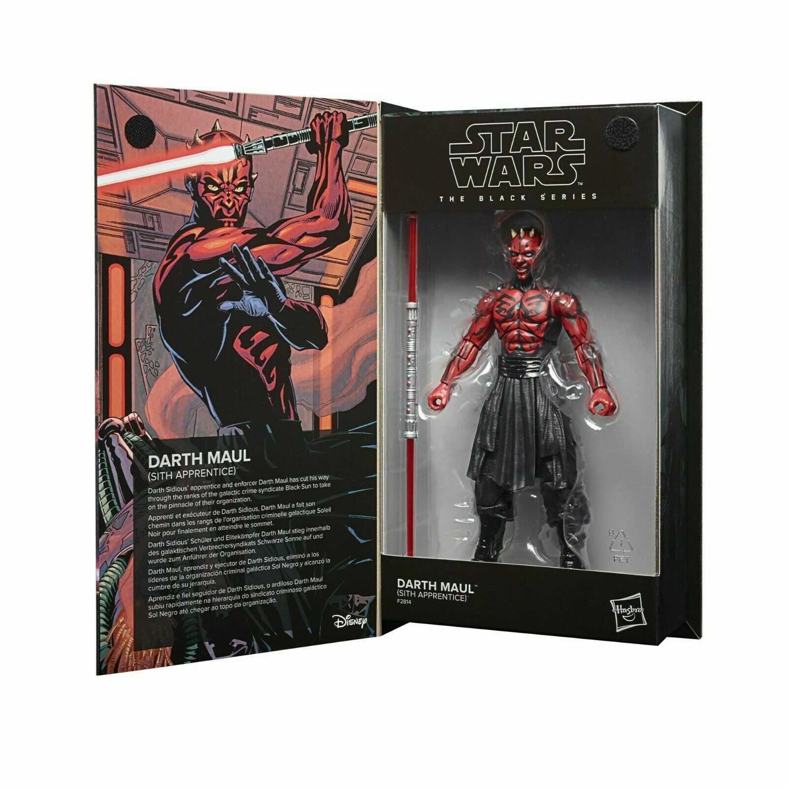 Hasbro Star Wars Black Series 6 Comic Book Cover 50th Anniversary Darth Maul