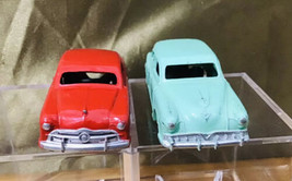 2 x Vintage Dinky Toys Red Ford Fedor Sedan No 139a + Green Studebaker HTF - $143.55