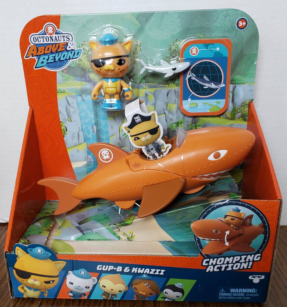 Octonauts Gup-B & Kwazii Figure & Vehicle Pack Barracuda Fish Above ...