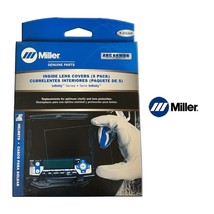 Miller 271319 Welding Helmet Replacement Inside Safety Lens Plate, Package Of 5 - $13.82
