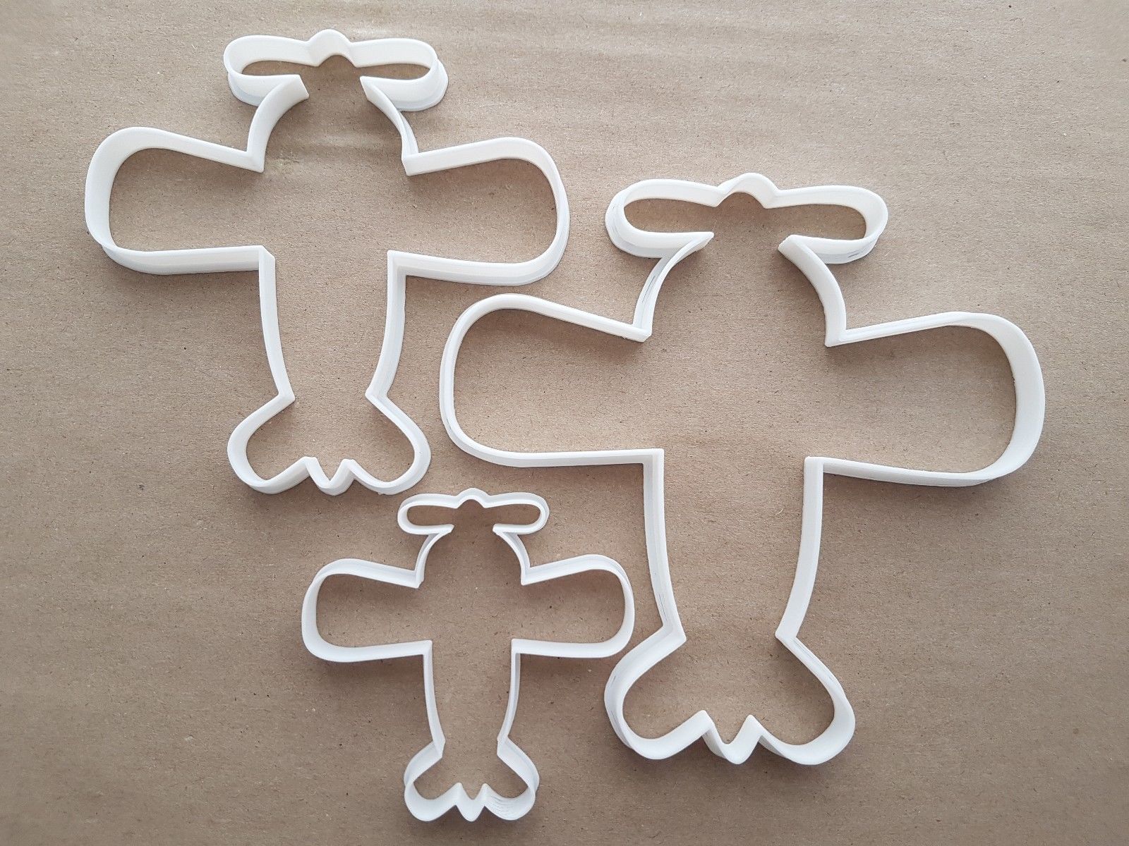 Plane Flight Aero Vintage Shape Cookie Cutter Dough Biscuit Pastry
