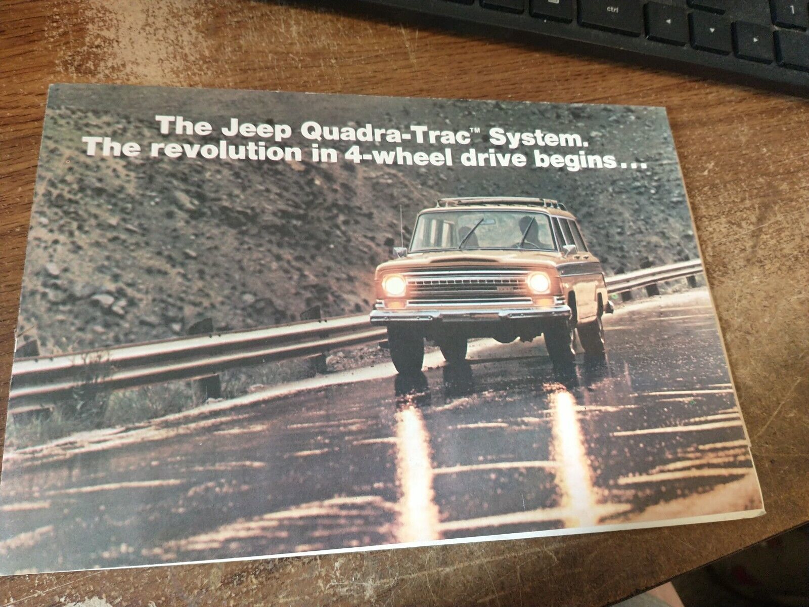 NOS 1973 Jeep Quadra Trac System Specifications Brochure Wagoneer