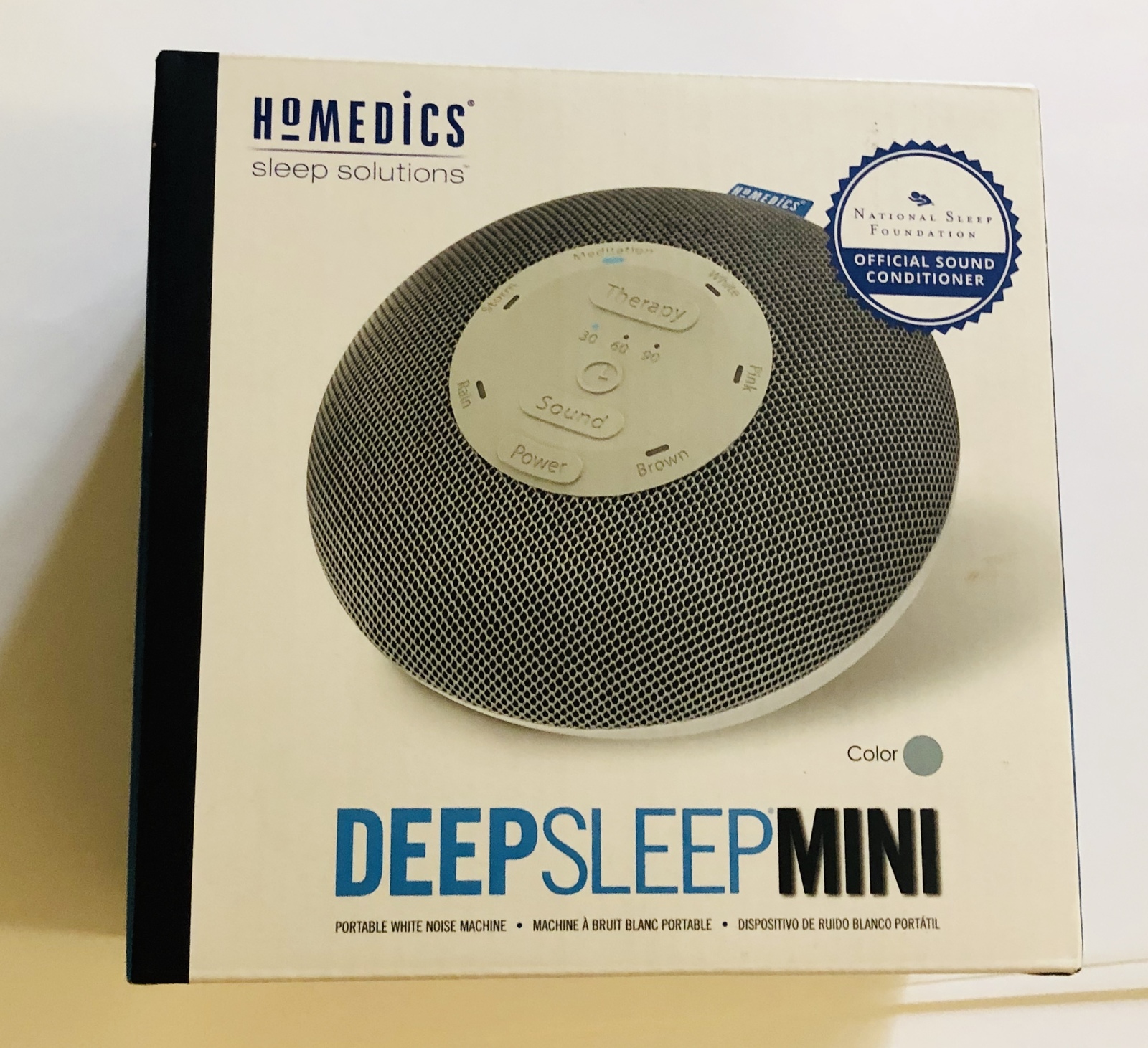 HoMedics Deep Sleep Mini Portable Sleep Sound Machine 3 Programs 3