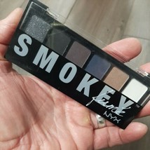 NYX Smokey Eye Shadow Palette 6 Colors TSS01 Smokey Fume&#39; New, Sealed - $8.99