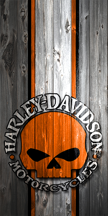 CUSTOM VINYL Cornhole Board DECAL/ Harley Davidson wood_Willie G