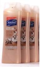 (3 Bottles) Suave Essentials Exfoliate Coffee & Coconut Body Wash 15 Oz - $26.40