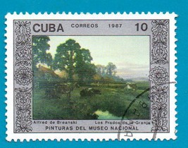 Used Cuba Postage Stamp (1987) 10c Paintings From the National Musuem - ... - $1.99