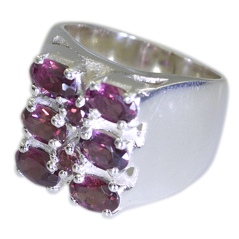 Mixed Shape Sterling Silver Rings Birthstone Handamade Jewelry 4