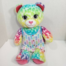 Build A Bear Workshop Kitty Cat Rainbow Multi Color Plush Stuffed Animal... - $29.05