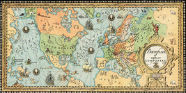 c1935 Pictorial Map of Birthplace of Great Composers Classical Music Lovers Gift - $13.81+