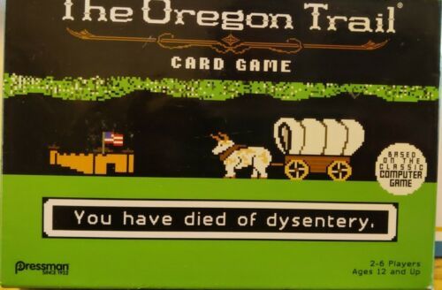Primary image for The Oregon Trail Card Game - by Pressman based on PC game COMPLETE strategy game