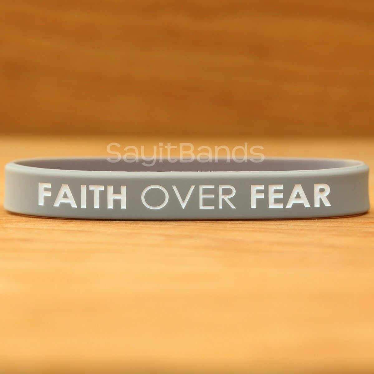 100 FAITH OVER FEAR Wristbands Debossed and 50 similar items