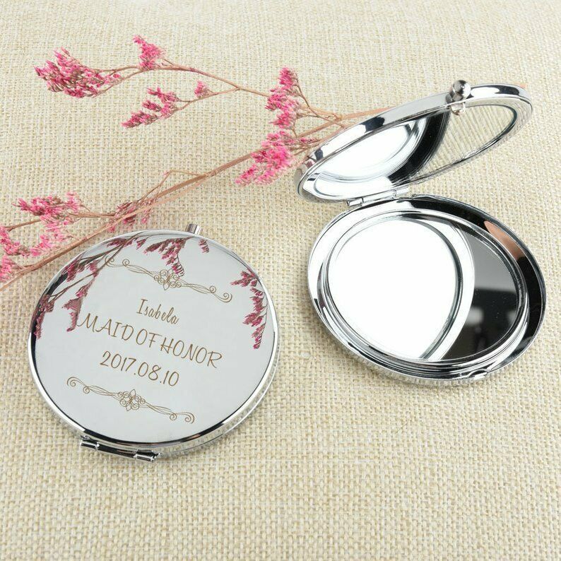 Compact Mirror Make up Mirrors Personalized Engraved Pocket Mirror ...