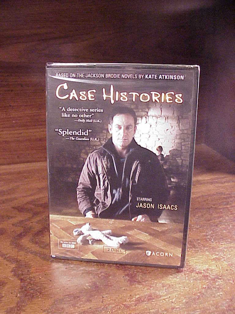 Case Histories Detective Series, with Jason Isaacs 2 DVD Set, New and Sealed BBC DVDs & Blu