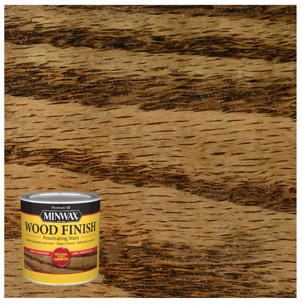 Minwax Wood Finish Stain, Early American, HalfPint Stains