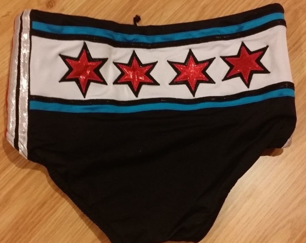 CM PUNK SIGNED AUTO WWE WRESTLING TRUNKS NON EVENT WORN UFC MMA COA PSA