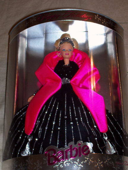 Stunning Happy Holidays Barbie 1998 Christmas Special Edition - Happy Holidays