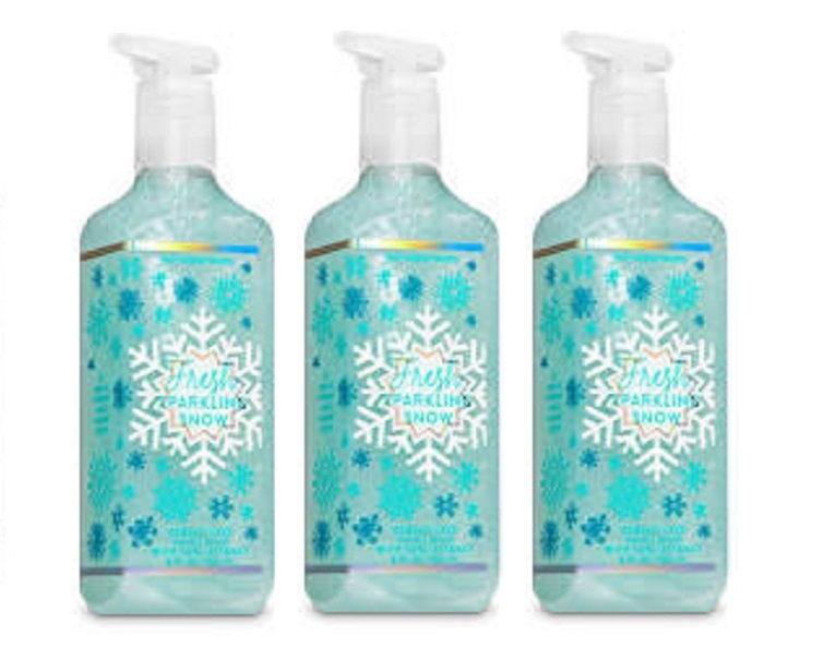 fresh sparkling snow soap