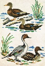 ORIGINAL 1954 McCall transfer Pair of Ducks in cross stitch 1897 - $7.00