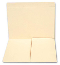 Top Tab Half Pocket Manila Folder, 11 pt - $48.59