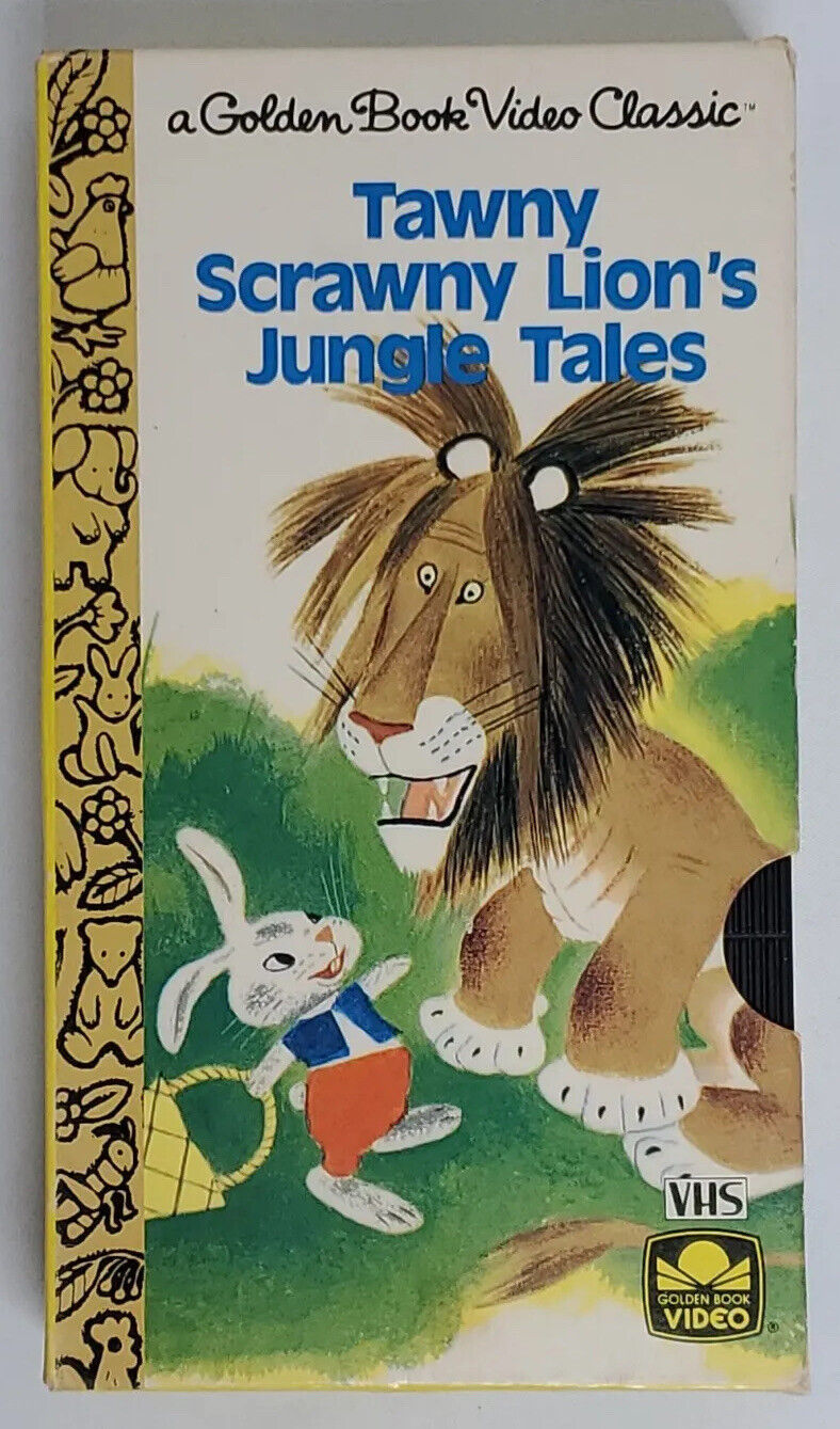 Tawny Scrawny Lion's Jungle Tales VHS VCR Tape 30 Minute Rupert the ...