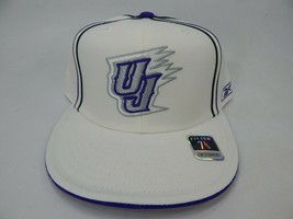 Utah Jazz Reebok Size 7 3/4 Crown Fitted NBA Cap Hat Silver Purple White - $11.57