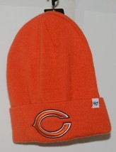 Forty Seven Brand NFL Licensed Chicago Bears Orange Cuffed Winter Cap image 1