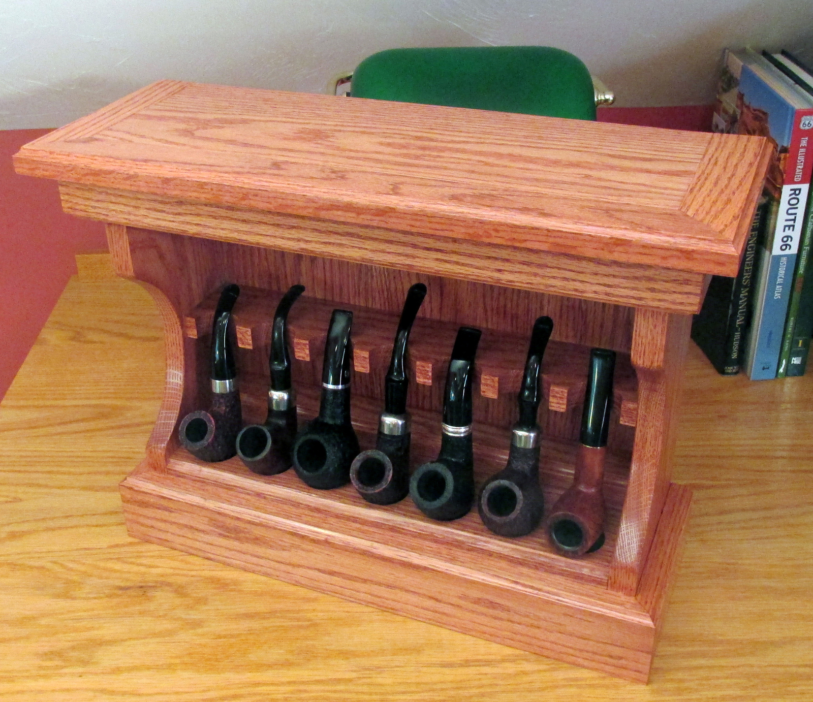 DIY Haunted Tobacco Pipe Rack Plans Build Your Own 7 Smoking
