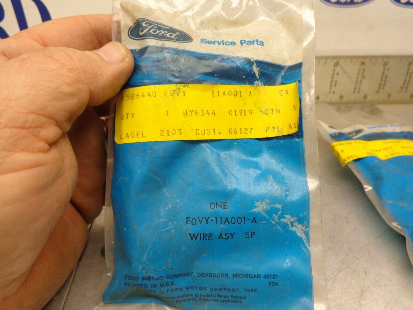 FORD OEM NOS E0VY11A001A Starter Relay Jumper Wire Many Capri Lincoln