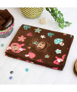 [Brown Dancing Bear]Fleece Throw Blanket In A String Bag  - $26.99