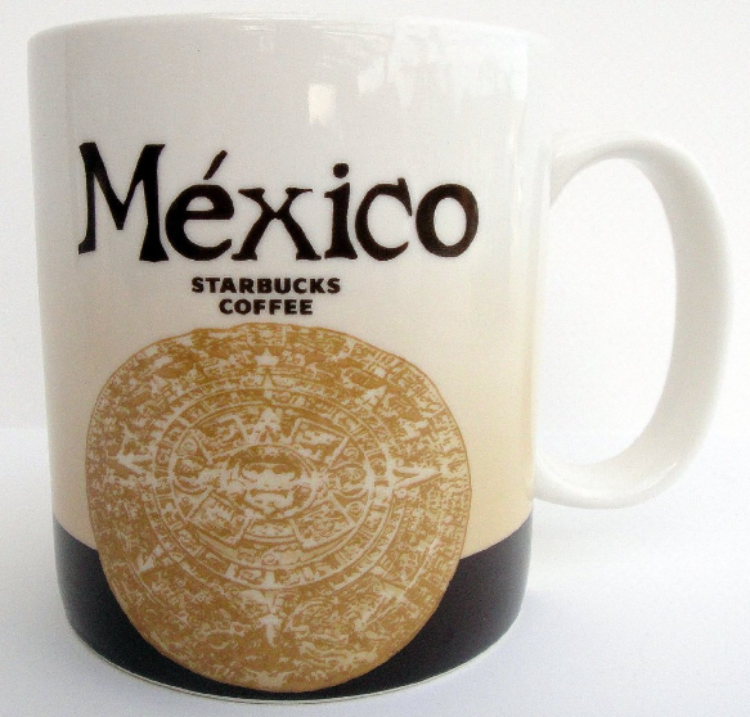 Starbucks MEXICO Icon Global Collector Series Coffee Tea Mug NEW IN BOX