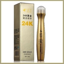  Anti-Wrinkle Anti-Aging 24K Nano Gold Essence Eye Creme Massage Roll On Pen image 2