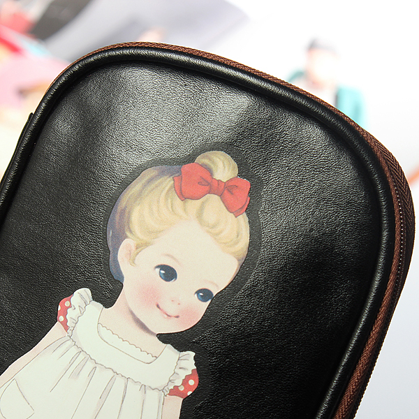 Cute Little Girl Pencil Case, Stationery bag, Cosmetic Bag - Other