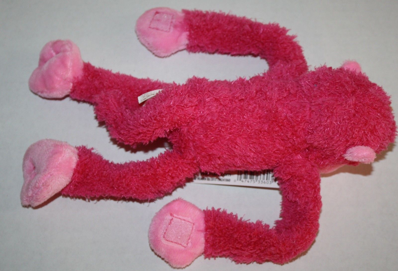 velcro monkey plush