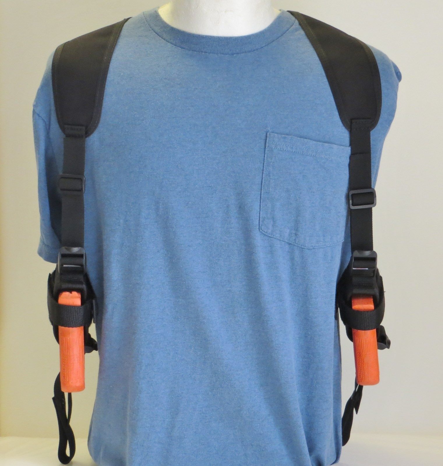 Two Gun Shoulder Holster For Hi Point Model C9 9mm Compact Pistol 