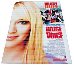 2004 RAISE YOUR VOICE Movie Vinyl Theater Banner 48x70 Hilary Duff (9) - $59.99