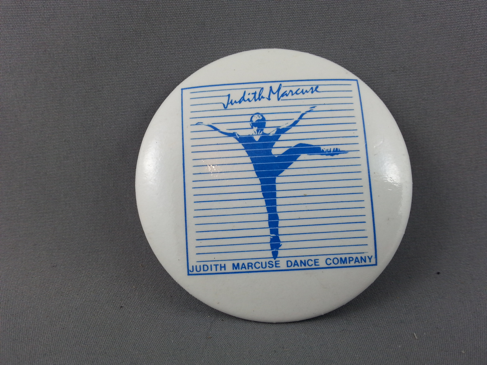 Vintage Dance Pin - Judith Marcuse Dance Company - Celluloid Pin - Other