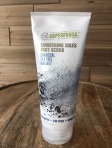 SuperFoods Smoothing Soles Foot Scrub with Charcoal, Tea Tree &amp; Walnut -7oz - $13.06
