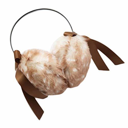 Blancho Bedding Winter Warm Ear Cover Cute Deer Earmuffs Ear Warmers Christmas D