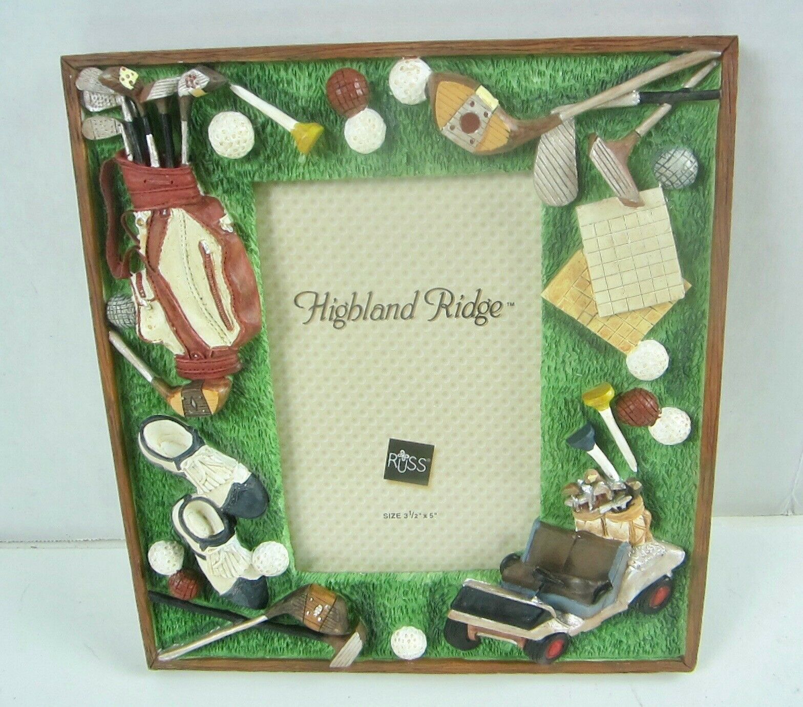 Primary image for New Russ Highland Ridge 3D Golf Picture Frame - Holds 3 1/2" x 5" Photo