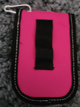 Abetta Nylon Cell Phone Carrier Pink Standing Horse Clip or Belt Use image 2