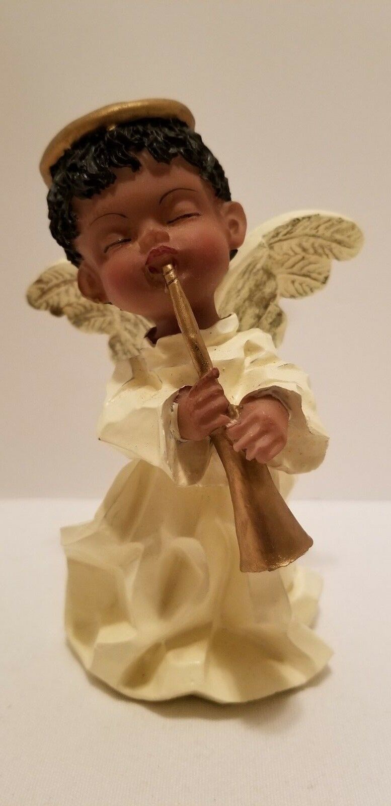 Lincolnshire 3 Piece Black African American Singing Angel Angels Resin