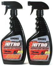 2 Ct Simoniz 24 Oz Nitro Simply Spray On & Wipe Off Rich Shine Spray Detailer