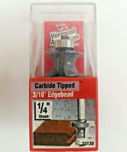 Vermont American 23138, 3/16&quot; Edgebead, Carbide Tipped, 1/4&quot; Shank - $17.99