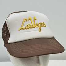 Vintage Las Vegas Gold Embroidery Trucker Hat - £11.32 GBP