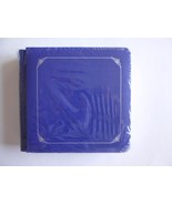 Creative Memories 7X7 Royal Sapphire Blue Album with silver foil etching... - $12.69