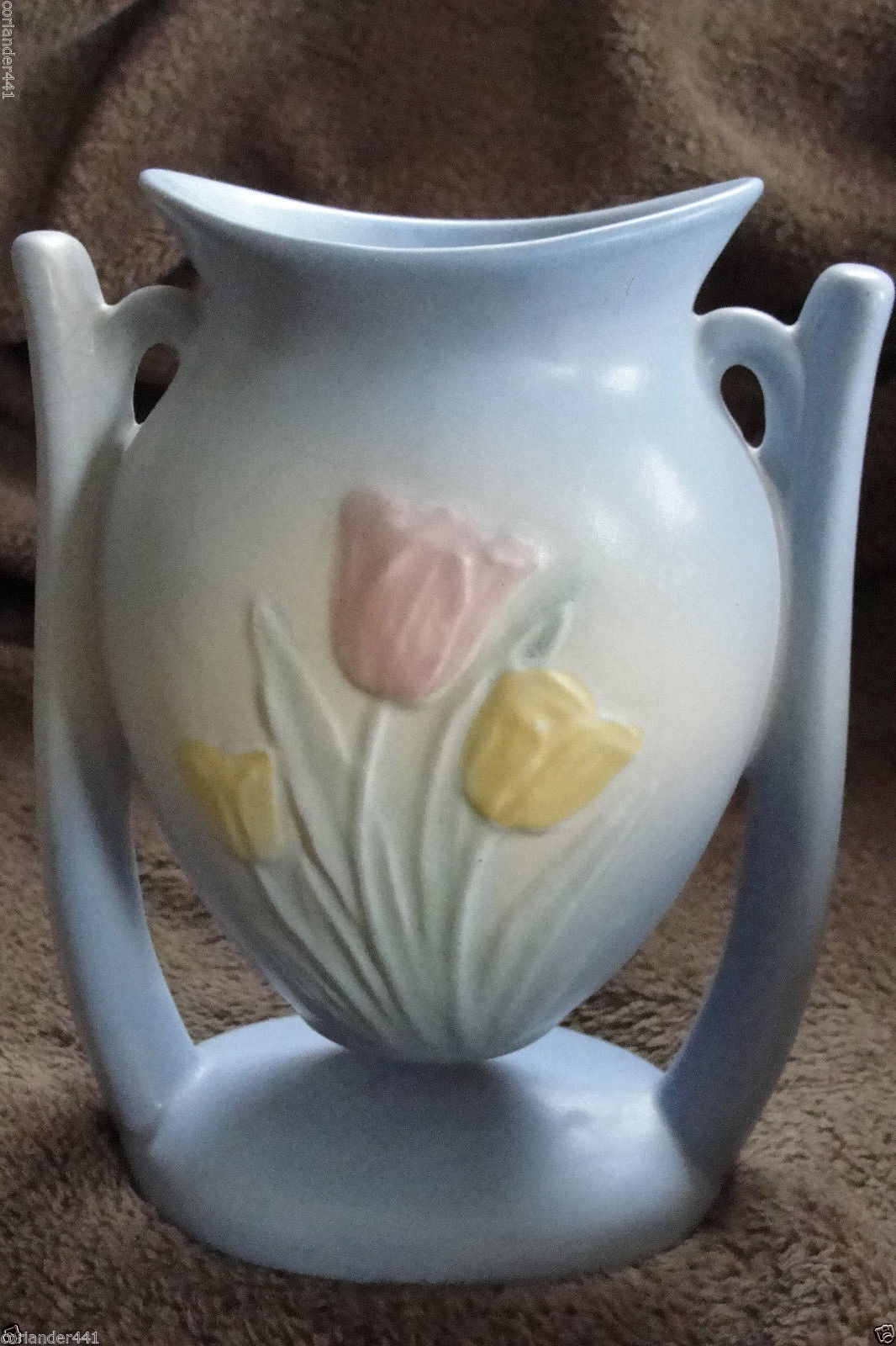 Vintage Hull Art Pottery Sueno Suspended Tulip Vase Hull