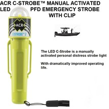 ACR C-STROBE™ - MANUAL ACTIVATED LED PFD EMERGENCY STROBE WITH CLIP - $23.10