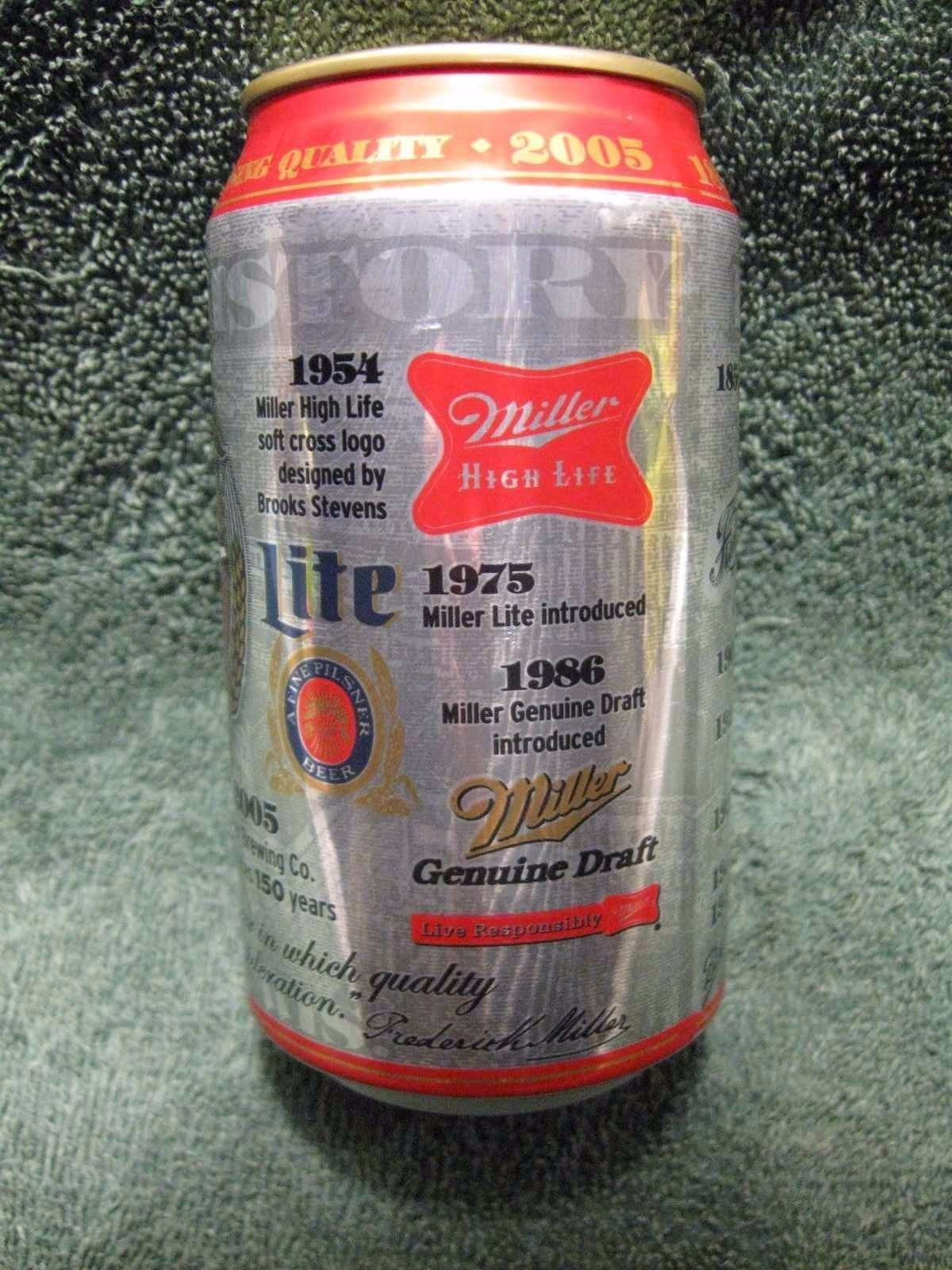MILLER BREWING COMPANY'S 150th ANNIVERSARY BEER CAN BANKBREWERY